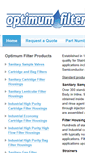 Mobile Screenshot of optimumfilter.com